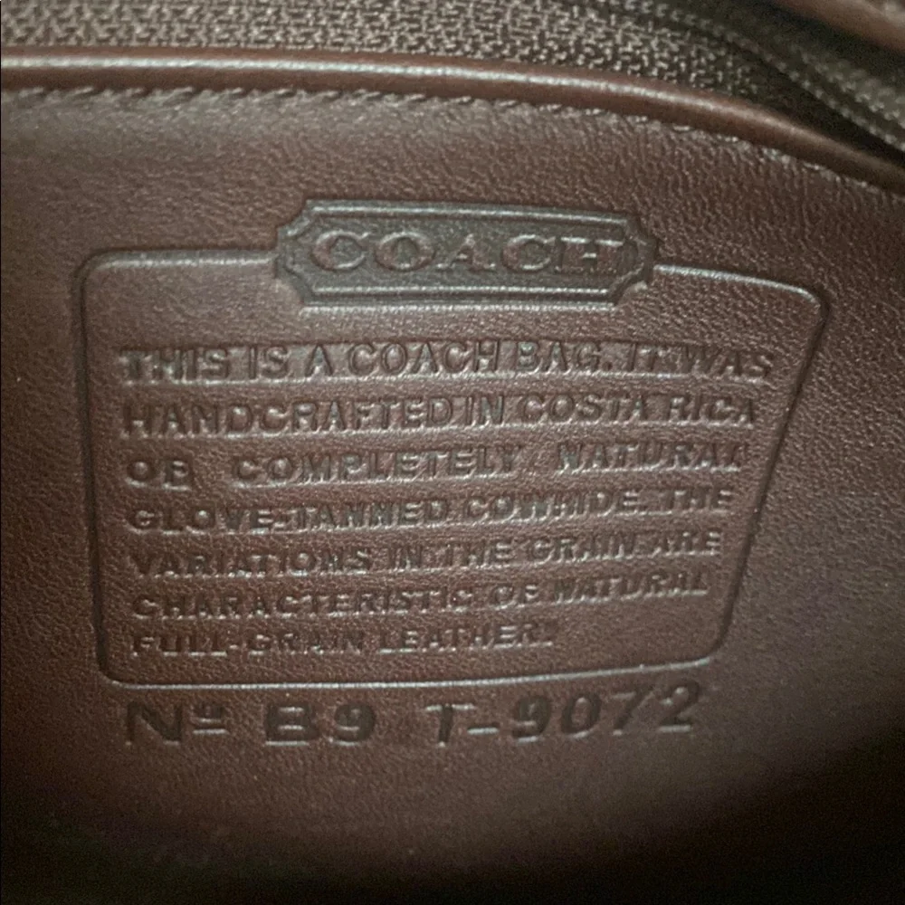 Coach Dark Brown Shoulder Bag - Picture 3 of 12